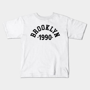 Brooklyn Chronicles: Celebrating Your Birth Year 1990 Kids T-Shirt